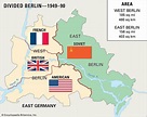 East berlin west berlin map - Map of east berlin west berlin (Germany)