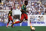 Lauren Bisan Etame Mayer (Kamerun) am Ball Fußball OS Sommer Herren ...