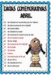 Calendário para imprimir - Abril - Dani Educar