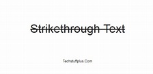 How to Strikethrough Text in Google Docs And Sheets (Shortcut) 2021