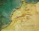 mapa - Tour Por Marruecos - Descubre un páis de contrastes