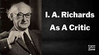 I. A. Richards As A Critic | Ivor Armstrong Richards