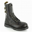 Dr Martens Samuel Mens Leather 10-Eyelet Buckle Paratrooper Boots ...