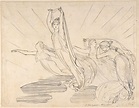 John Flaxman | Morning: Pope's Odyssey, Book 12 (recto); Study for the ...