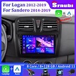 Srnubi Radio Multimedia para coche Renault Logan 2, unidad principal de ...