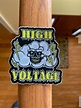 High Voltage Skull Tattoo Vinyl Sticker Ac Dc Lighting - Etsy
