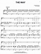 Fastball "The Way" Sheet Music Notes | Download Printable PDF Score 177135