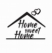 Real Estate HOME SWEET HOME logo. Vector outline Icon. 21695130 Vector ...