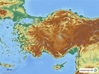 StepMap - Kleinasien - Landkarte für Türkei