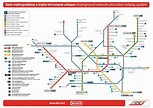 [Infografía] Plano del Metro de Milán / Milan subway