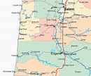 Map Of Eugene oregon and Surrounding areas | secretmuseum