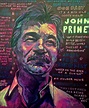John Prine Framed Art Print by Ray Stephenson - Vector Black - MEDIUM ...