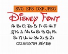 Walt Disney Font Svg / Eps / Dxf / Jpg files Digital Letters SVG, Files ...