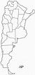 Argentina Provinces Blank - MapSof.net