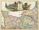 Carta Geografica Del Governo della Normandia. - Antique Print Map Room ...