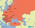 StepMap - Europa central y oriental - Landkarte für Germany