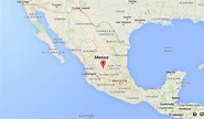 Where is Aguascalientes on map of Mexico