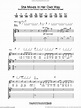 Kooks - She Moves In Her Own Way sheet music for guitar (tablature)