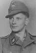 Портрет добровольца войск СС Герхарда фон дер Ахе (Gerhard von der Ahe ...