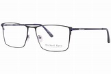 Michael Ryen MR-382 C2 Eyeglasses Men's Black/Navy Full Rim 60-17-150 ...