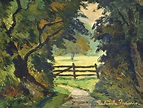 Paul-Émile Pissarro (French, 1884-1972) , Le chemin de la valée a Clecy ...