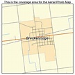 Aerial Photography Map of Breckenridge, MI Michigan