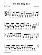 I'm The Only One Sheet Music | Melissa Etheridge | E-Z Play Today