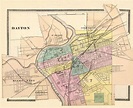 Old Map Vintage Map of Dayton Archival Reproduction on Paper or Canvas ...