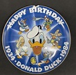 1984 Disney Donald Duck 50th Happy Birthday Celebration Plate - Chipped ...