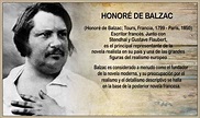 Biografía de Balzac Honore Novelista Resumen de su Obra Literaria