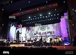 Beijing, China. 28th May, 2018. Members of the brass band of Changqiao ...