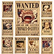 Póster one piece wanted poster luffy gear 5 nika Papel kraft vintage ...