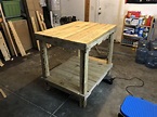 Just built my first workbench; all reclaimed (free) pallet wood. : r ...