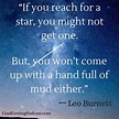 LEO BURNETT REACH STARS QUOTE image quotes at relatably.com