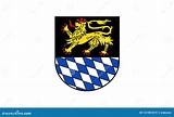 Flag of Simmern Town of Rhineland-Palatinate, Germany Stock Image ...