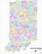 Lafayette Indiana Zip Code Map | US States Map