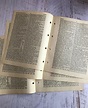 100 páginas de libros antiguos. Paquete de páginas de libros | Etsy