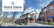 Notre Dame Catholic Sixth Form College | UK Education Specialist ...