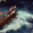 🙏😇La autoridad del Creador | Jesús calma la tormenta, Fotos de biblias ...