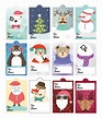 Tarjetas navideñas gratis | Impressão de natal, Etiquetas de natal ...