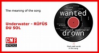 The story and meaning of the song 'Underwater - RÜFÜS DU SOL