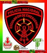 Escudo Editable De La PNP Escuadrón De Emergencia