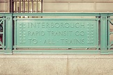 Interborough Rapid Transit Company Train Sign Photograph by Erin ...