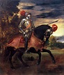 Equestrian portrait of Emperor Charles V by Titian Vecellio ️ ...