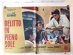 "DELITTO IN PIENO SOLE" MOVIE POSTER - "PLEIN SOLEIL" MOVIE POSTER