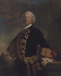 Portrait of a gentleman Lord John Murray, 1st Duke of Atholl in a deep ...