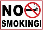 Printable Sign "No Smoking" - Free Printables