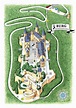 Hrad Hohenzollern - Prstom na mape