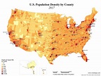 U.S. Population Density (1990 - 2017) - Vivid Maps