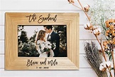 Custom Wedding Frame Wedding Photo Frame Anniversary Gift - Etsy